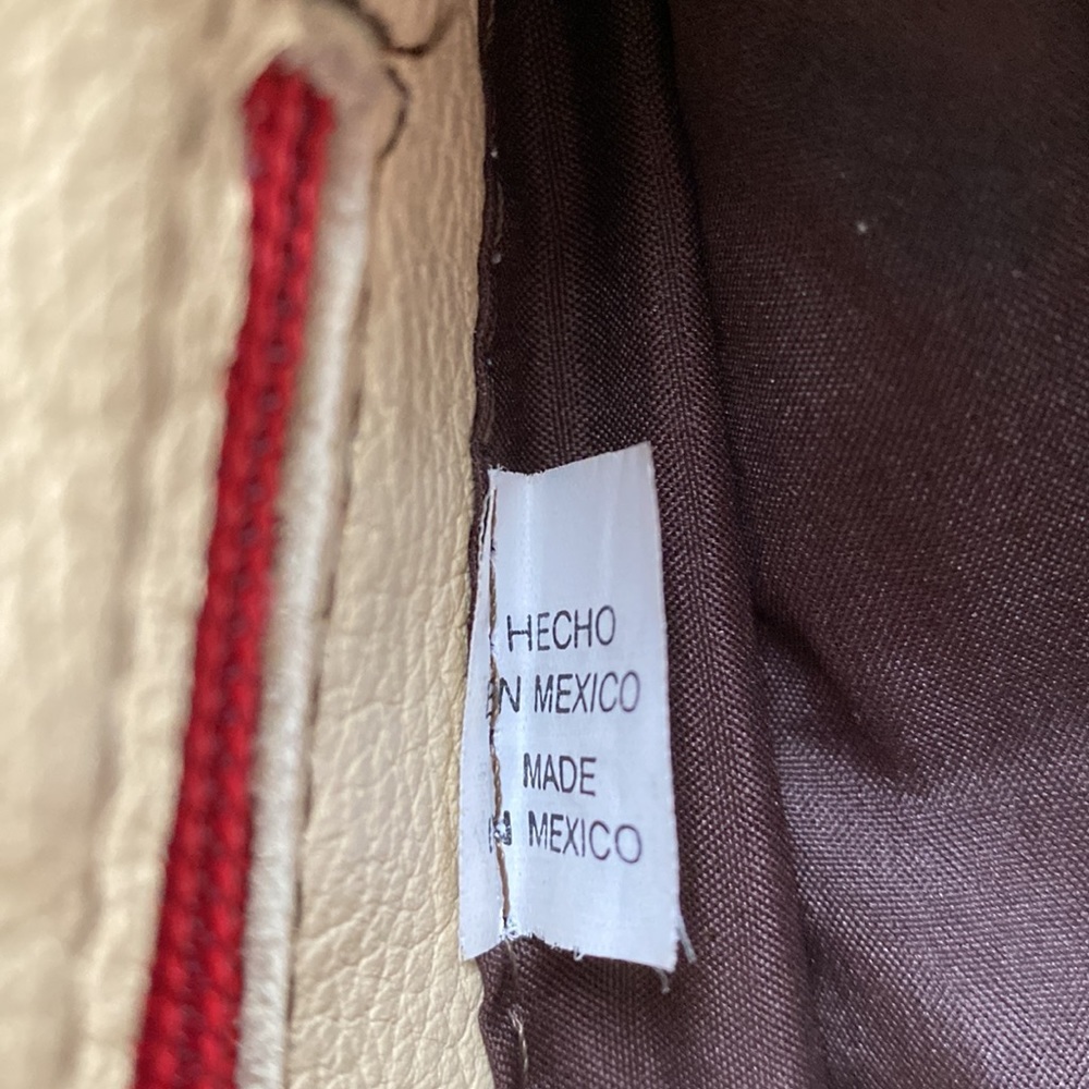 Leather Patchwork Bag - image 7